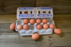 Farm Fresh Brown Eggs